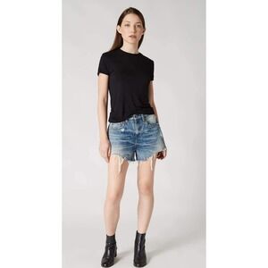 BLAKNYC Barrow High Waist Cutoff Vintage High Rise Denim Shorts Size 26 NWT
